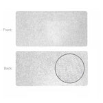 tapis souris feutré gris blanc anti dérapant minimaliste moderne 40x80cm