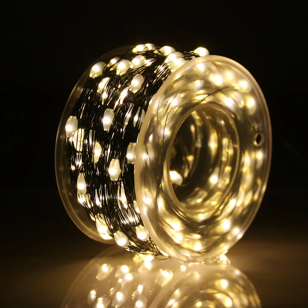 guirlande led rgb moderne blanc chaud multicolore 10m 20m adressable decoration chambre fete mariage