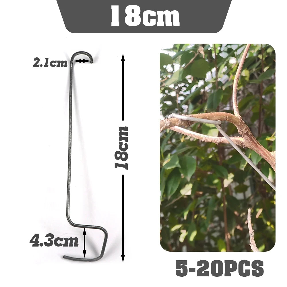 crochet arbre noir argenté moderne adhésif 18cm 26cm 36cm 6cm 12cm 16cm jardinage plantation