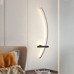 lampes murales modernes étagère translucides noires blanches minimaliste