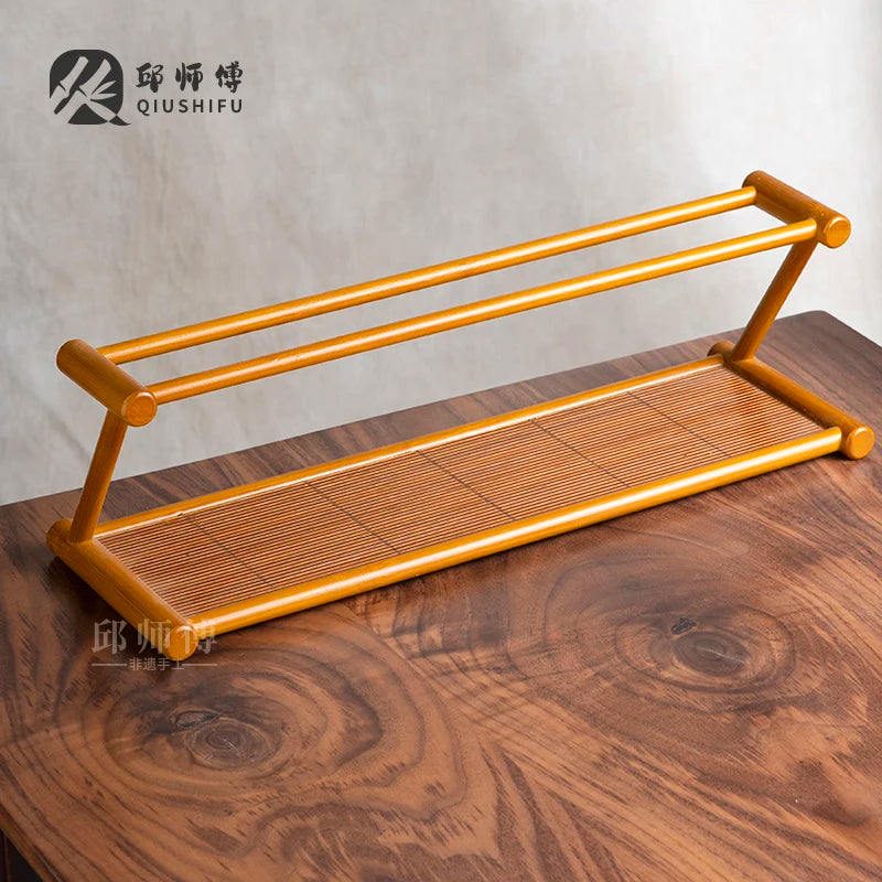 porte tasses théière plateau décoration asiatique tasses céramique théière cordon serrure bois texturé