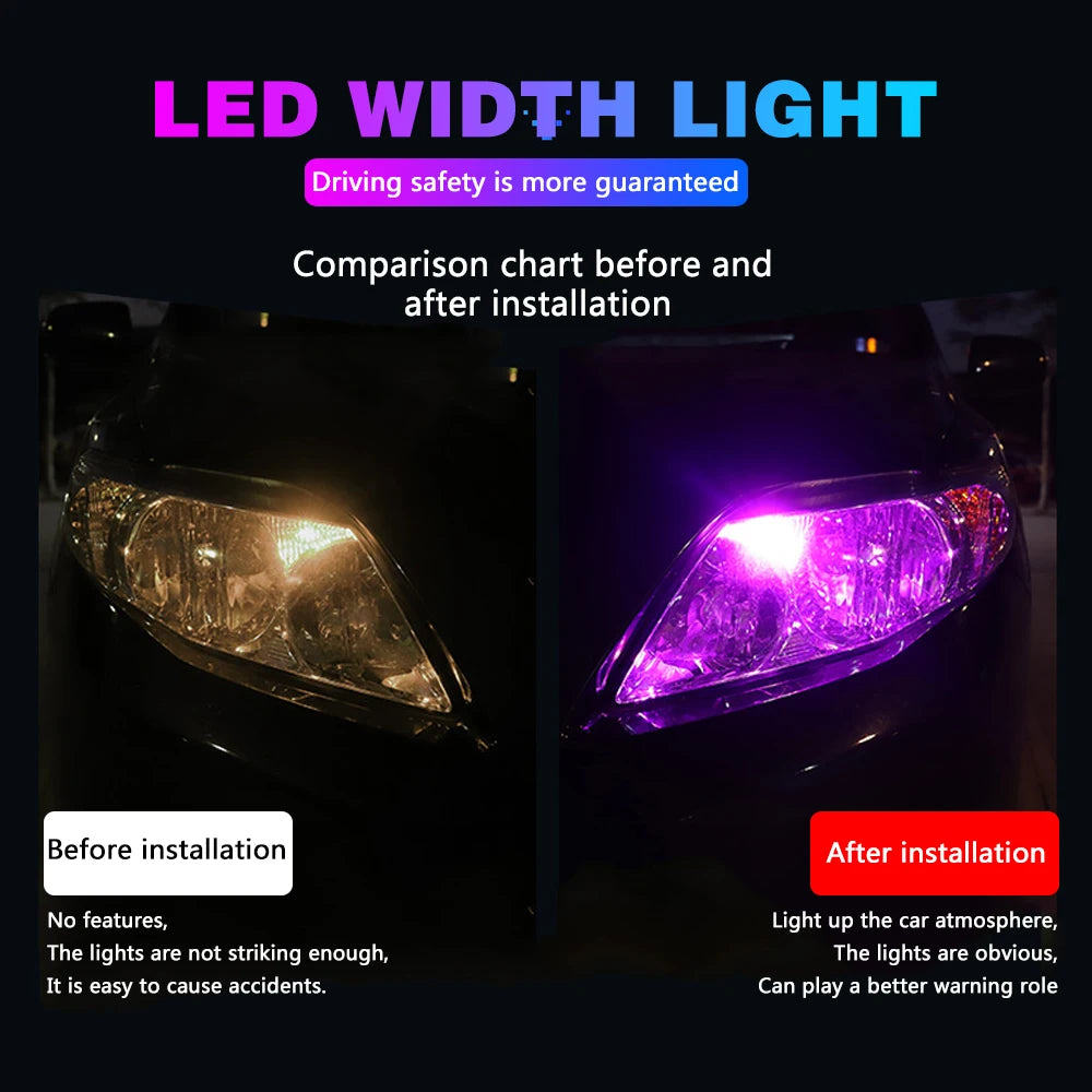ampoules led blanc bleu rouge vert jaune transparentes modernes 12v 24v 50pcs