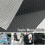 tissu mesh pvc résistant abrasion noir largeur 150cm moderne tissu toile imperméable séchage rapide