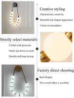 applique murale moderne or blanc rondes certification rohs led chambre salon