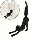 porte rouleaux papier toilette forme lion noir texturé moderne salle bain décoration animalière