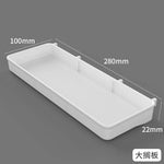panneau perforé blanc étagère murale moderne accessoires rangement clips couteau clavier figurines