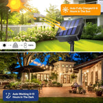 guirlande lumineuse solaire 20m 200led blanc chaud fil cuivre moderne certification ip65 ul rohs