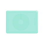 tapis silicone pâtisserie antadhésif vert menthe cercles concentriques surface lisse moderne utilitaire