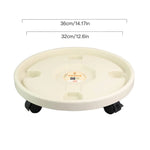 plateau rotatif roulettes plastique gris orange blanc moderne pratique