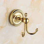 accessoires salle bain doré classique porte serviettes porte savon fixations vis