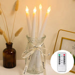 bougies led sans flamme télécommande blanc rouge vert marron beige moderne minimaliste