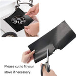protège plaque cuisinière adhésif moderne noir respectueux environnement 27cm 27cm