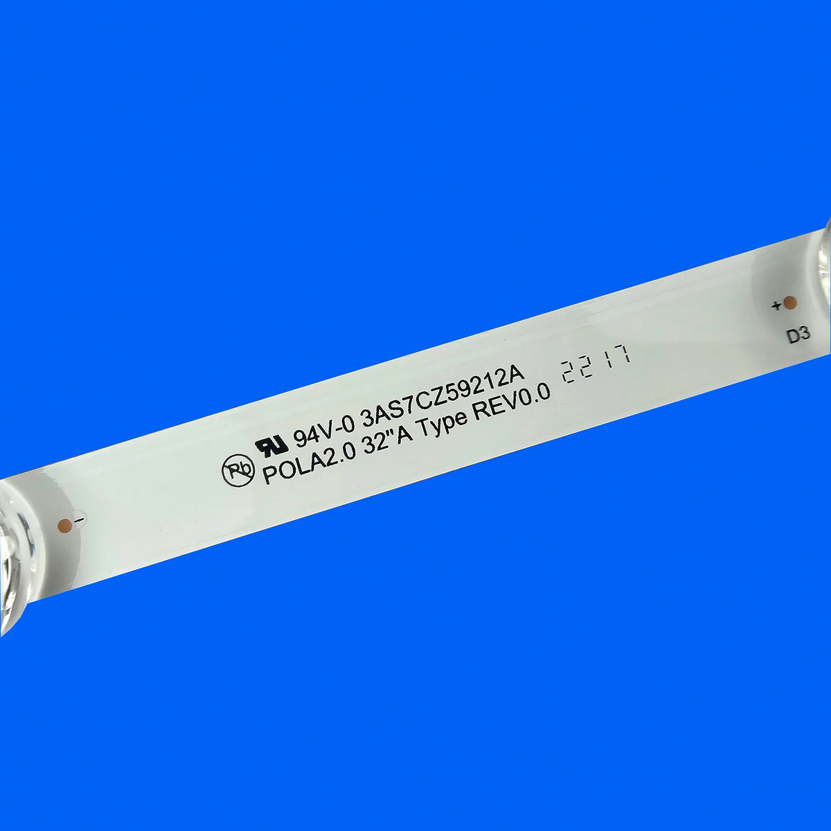 ruban led blanc moderne 32 pouces connecteurs polarité