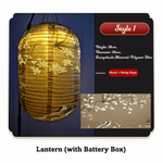 lanternes chinoises traditionnelles fleurs calligraphie rouge noir anniversaire nouvel an