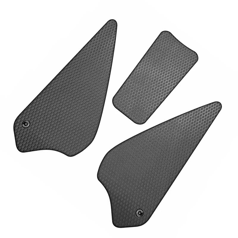 protège pieds moto antidérapant texture hexagonale moderne eyelets noirs sécurité scooter motorcycle protection