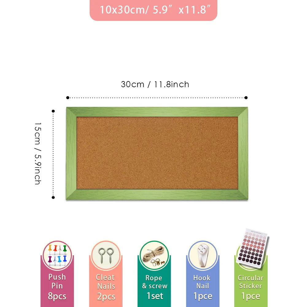 tableau clous bois noir blanc vert moderne élégant décoration maison école naturel grainé