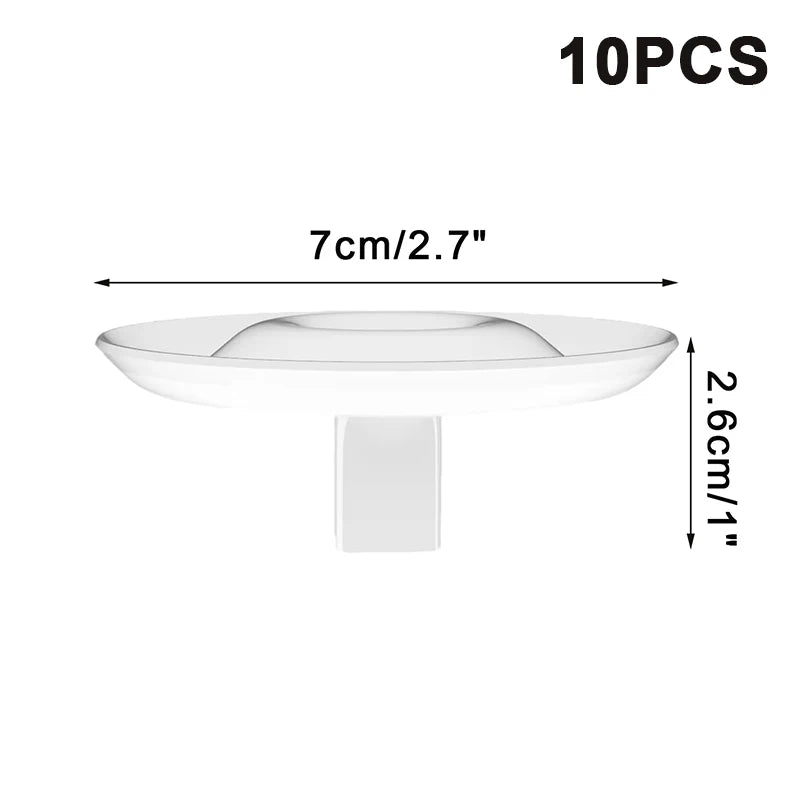 support fleurs flottant transparent moderne adhésif motifs bulles inclusion artificielle rond