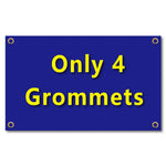 drapeau personnalisable bleu texte simple décoration polyester super tex