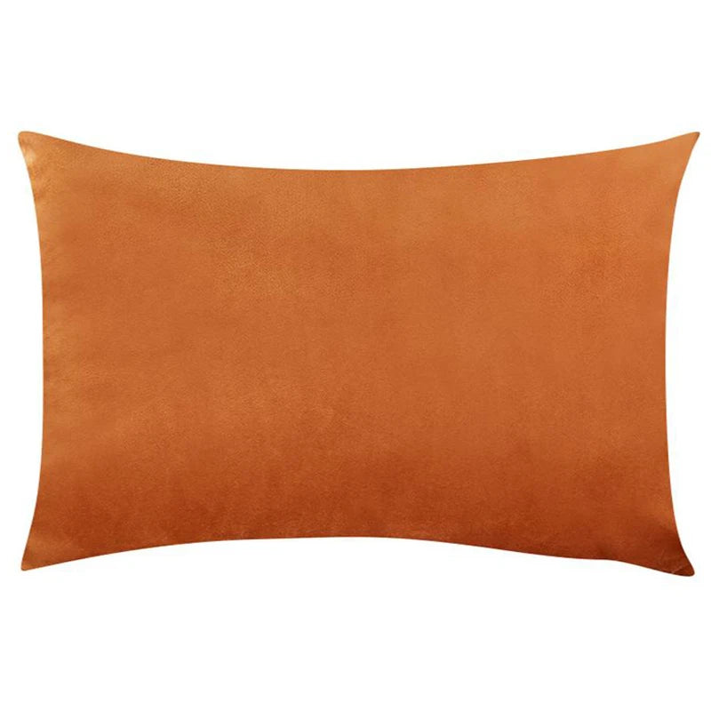 housse coussin velours décorative canapé salon moderne nordique gris vert