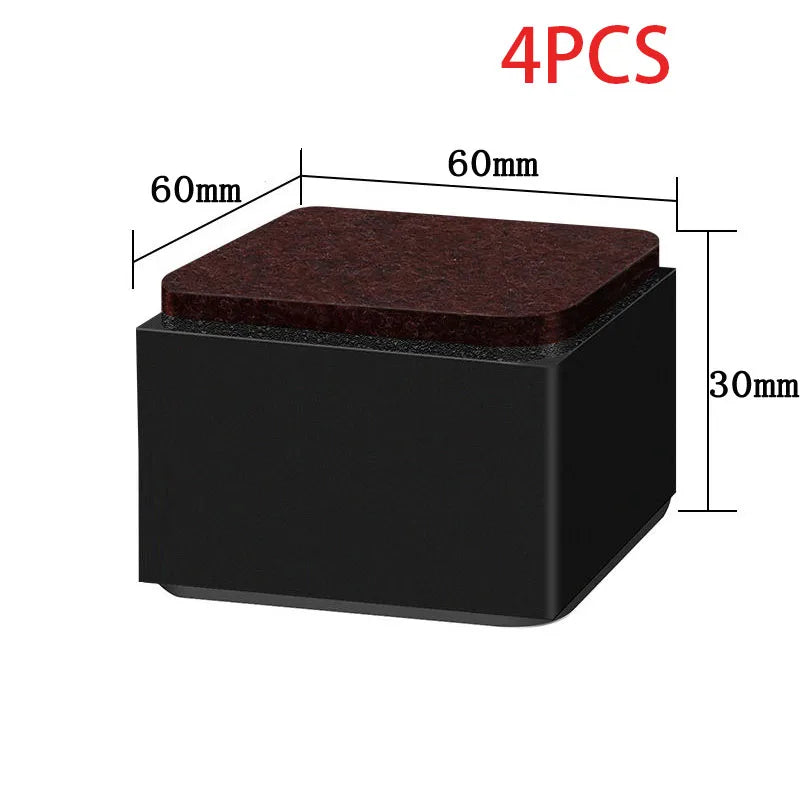 protections meubles autocollantes pieds lit table moderne noir blanc marron