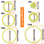 plaque led gris moderne 2w 4w 6w 8w 10w 12w différentes tailises