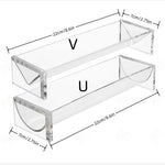 support biscuits transparent moderne empilable durable sans motif shape shape