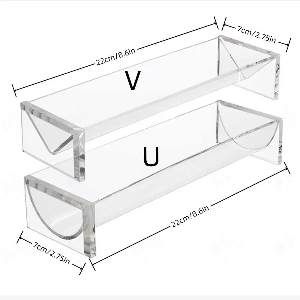 support biscuits transparent moderne empilable durable sans motif shape shape