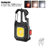 lampe multifonctionnelle rechargeable led modes gris métallique robuste type banque alimentation