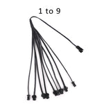 câbles électrique répartiteur 12v splitter clips boitier controle accessoire éclairage néon moderne