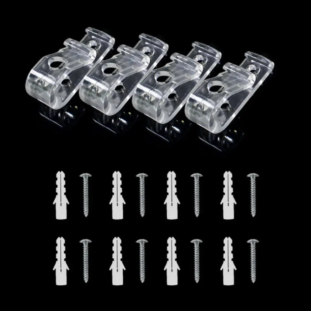 clips rideau transparent quincailleries fenêtres accessoires stores moderne vis fixations