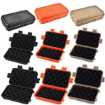 boîtes rangement réutilisables tailles poignées couleur noir orange beigeintérieur mousse noire