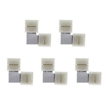 connecteurs électrique broches blancs moderne câbles 50cm RGBCCT LED sans soudure