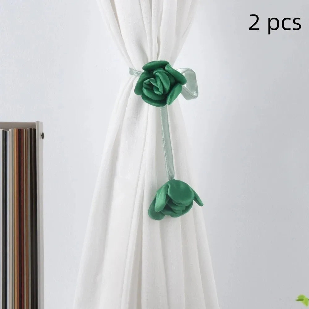rubans fleurs tulipe couleur rose beige jaune vert clair décoratifs ajustables intérieurextérieur