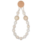 porte serviette bois corde naturelle ventouse serviette blanche motif rustique boho salle bains decoration