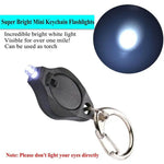 lampe poche portable mini led porte cle usb noir bouton pression