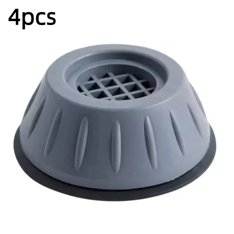 pieds protection machine laver réfrigérateur meubles anti vibration adhésifs gris clair robustes ventilation 5cm