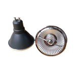 ampoule led noir argenté grille refroidissement base gu10 modernes 249 2000lm 85 265v