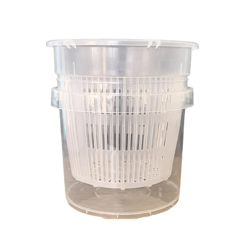 pots plante transparents plastique moderne grille drainage auto arrosage
