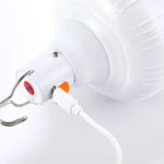lanterne portable camping led rechargeable usb blanc orange emergency
