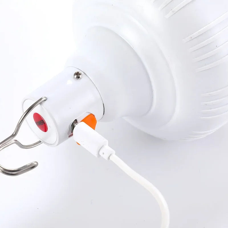 lanterne portable camping led rechargeable usb blanc orange emergency