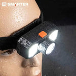 lampe frontale led noir blanche ajustable ceinture urgence éclairage extérieur