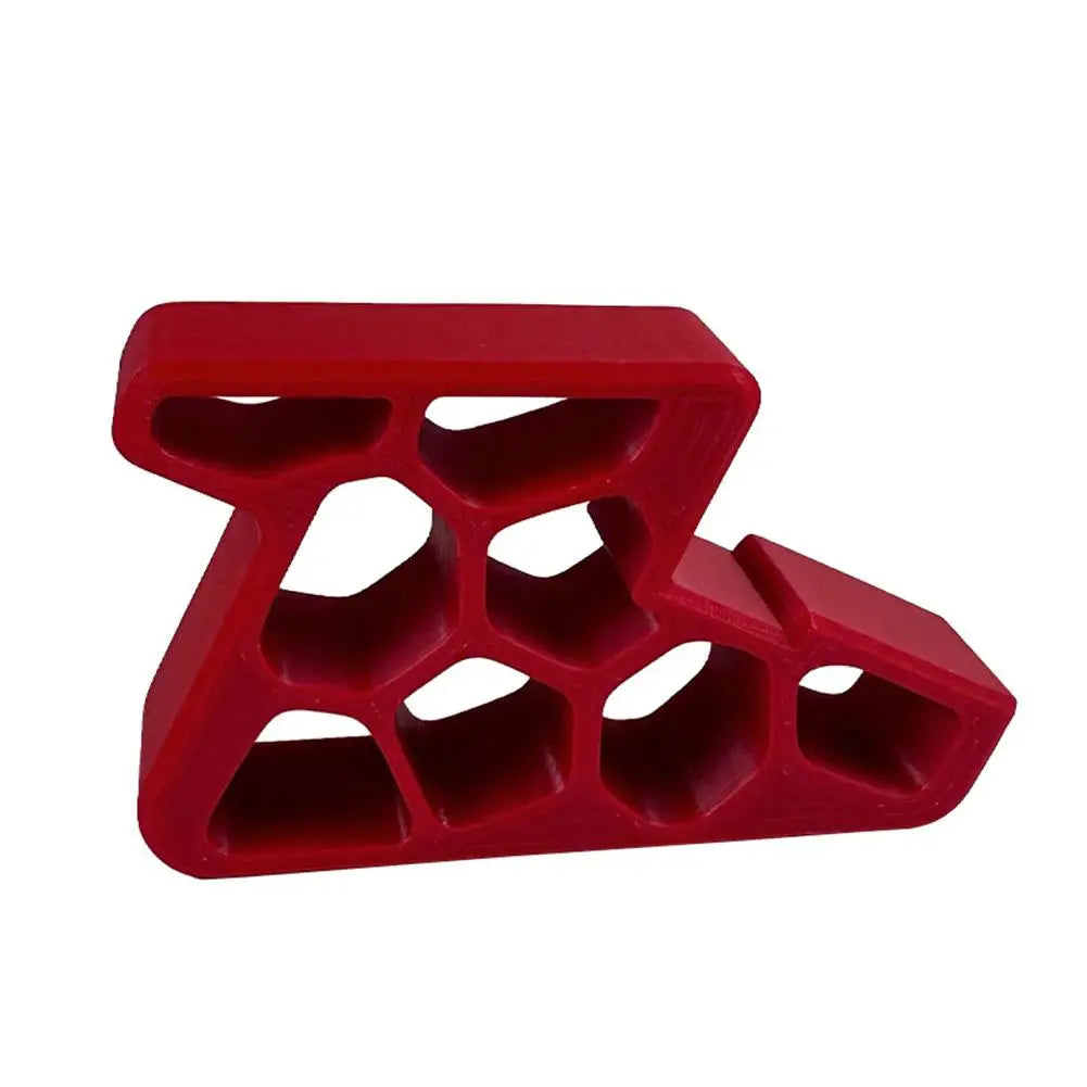 stoppeur fenêtre balcon adhésif hexagones moderne noir blanc rouge gris orange