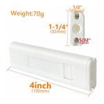 rideau vertical moderne rayures blanches clips cordelette accessoire fenêtre plastique