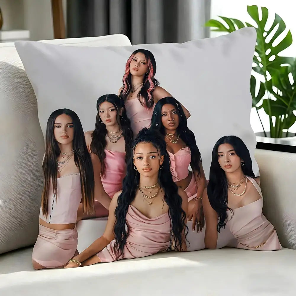 housses coussin imprimées polyester blanc motif personnes modernes 30x30cm 35x35cm 40x40cm 45x45cm 50x50cm