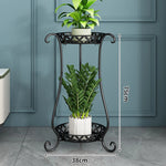 étagères métal or noir blanc plantes intérieur classique moderne autoinstallation multifonctionnels pots