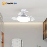 ventilateur lumière led télécommande blanc moderne silent 45cm 3vitesses rechargeable ul cem