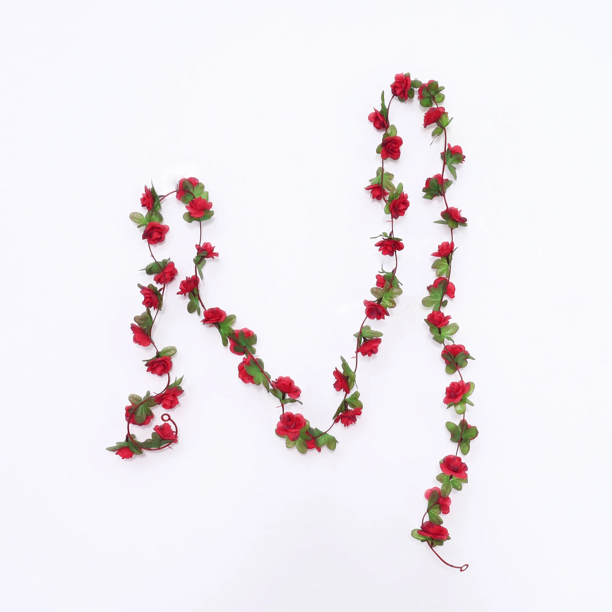 guirlande artificielle fleurs roses décoration mariage anniversaire intérieur romantique