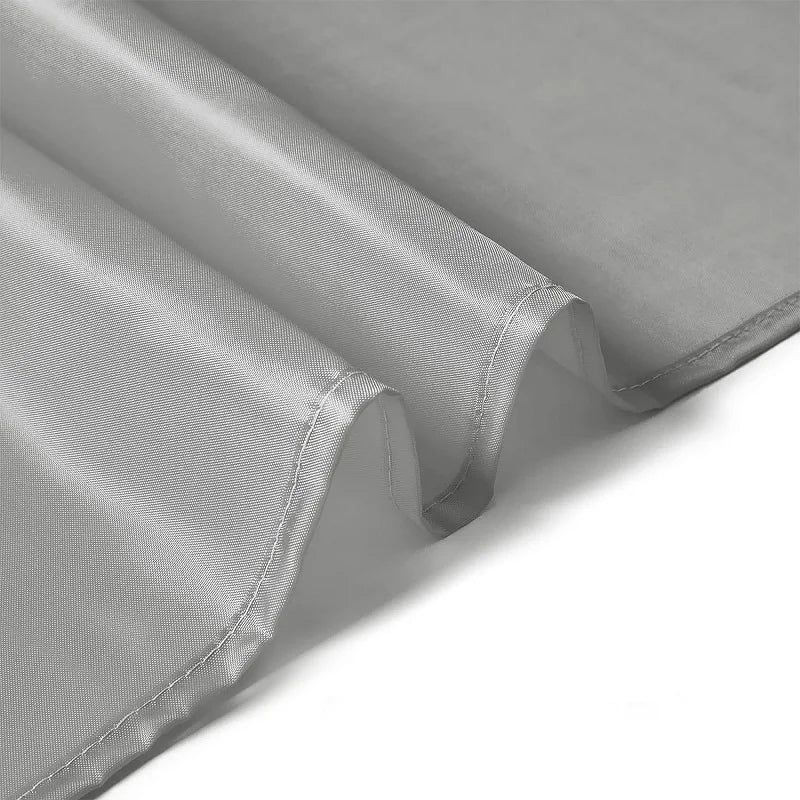 rideau douche gris lisse plis moderne opacité respectueux environnement tringle 180cm 180cm