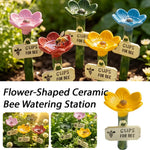 station d'arrosage abeilles fleur rouge moderne motifs abeillesDecoration jardin exterieur