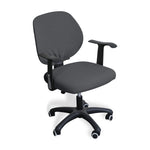 chaise moderne tissu gris résistance eau ordinateur fauteuil mariage banquet